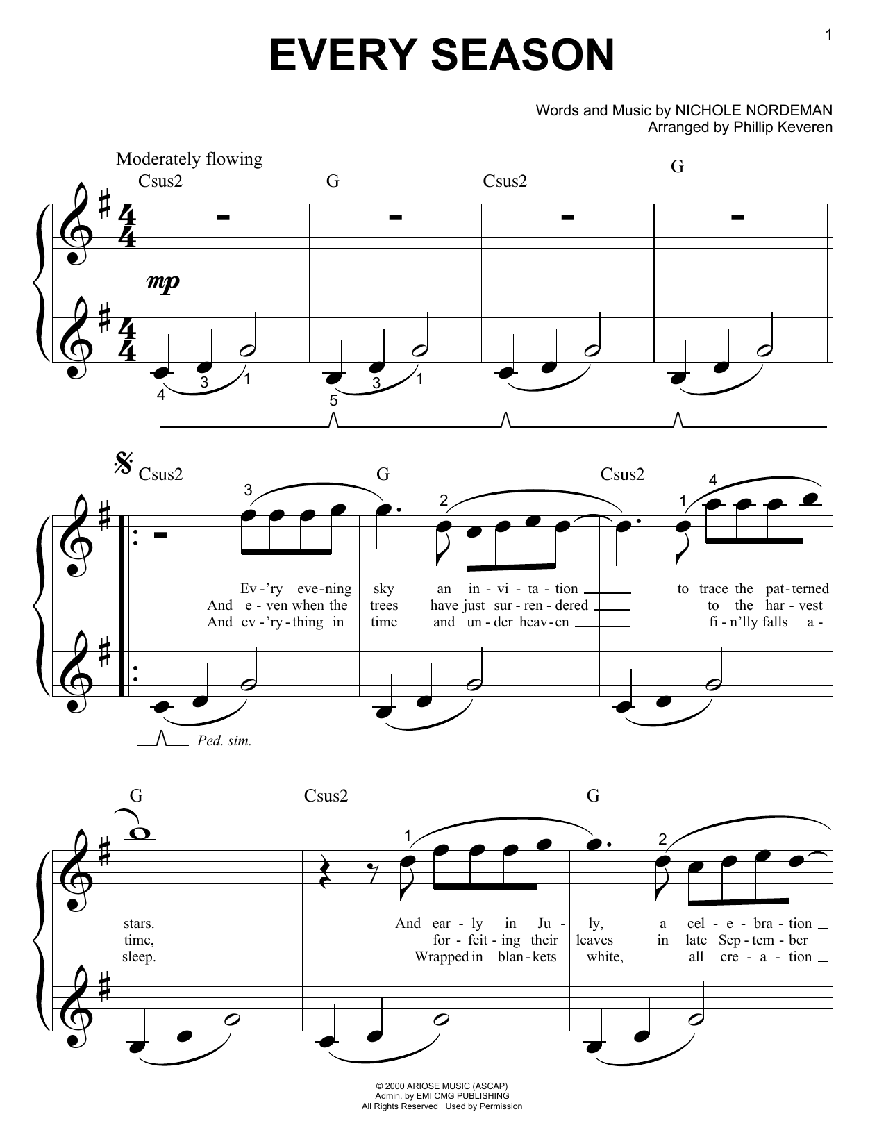 Produktbild zu: Every Season (arr. Phillip Keveren)