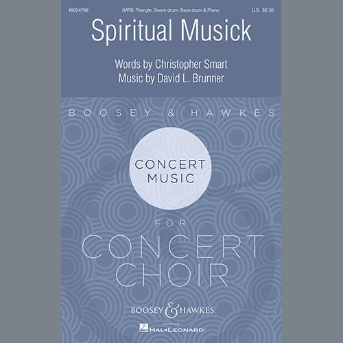 cover: Spiritual Musick, Christopher Smart and David L. Brunner