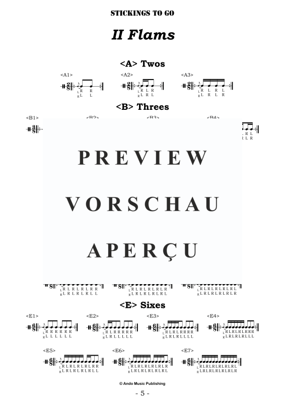 gallery: Stickings to go - Warm-up for Drums, , Percussion