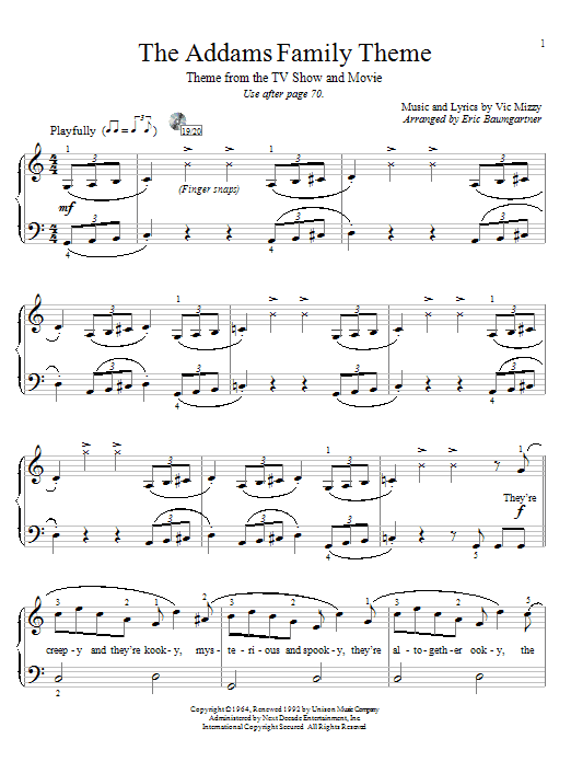 Produktbild zu: The Addams Family Theme