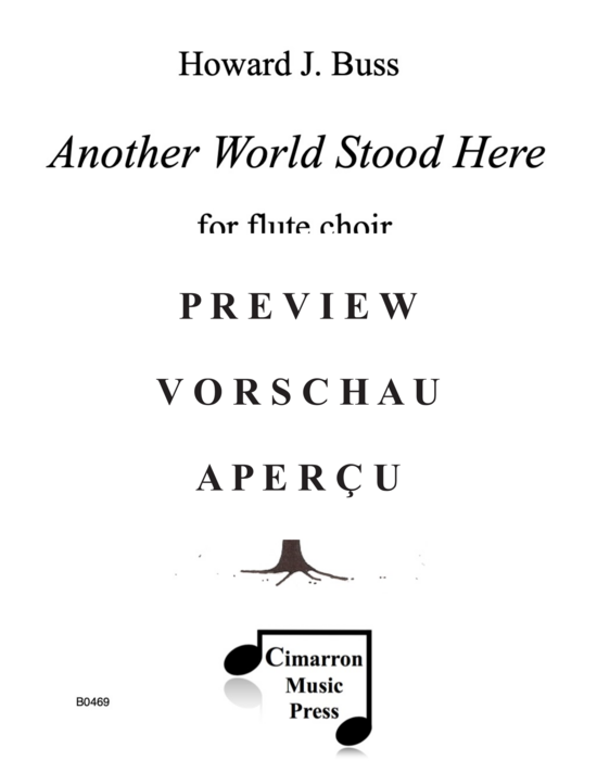 Product gallery: Page 2 of 21 Another World Stood Here , , (flute choir: piccolo, 5 C, alto, bass/double bass)