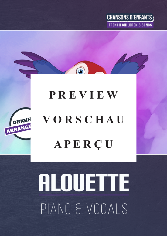 Produktgalerie: Seite 2 von 5 Alouette, , (Gesang + Klavier)