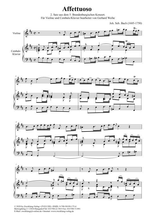 gallery: Affettuoso , , (Violine + Klavier/Cembalo)