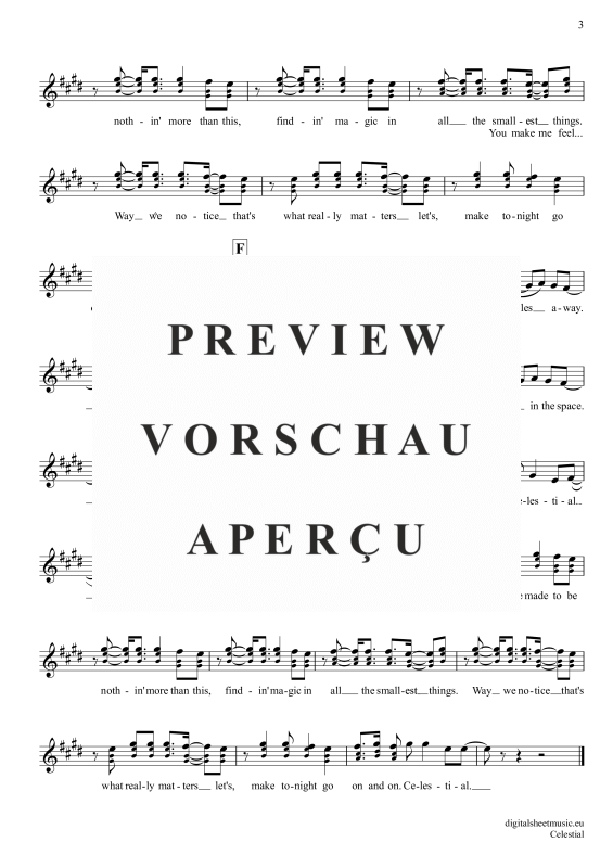 gallery: Celestial, Sheeran, Ed, Trompete in B