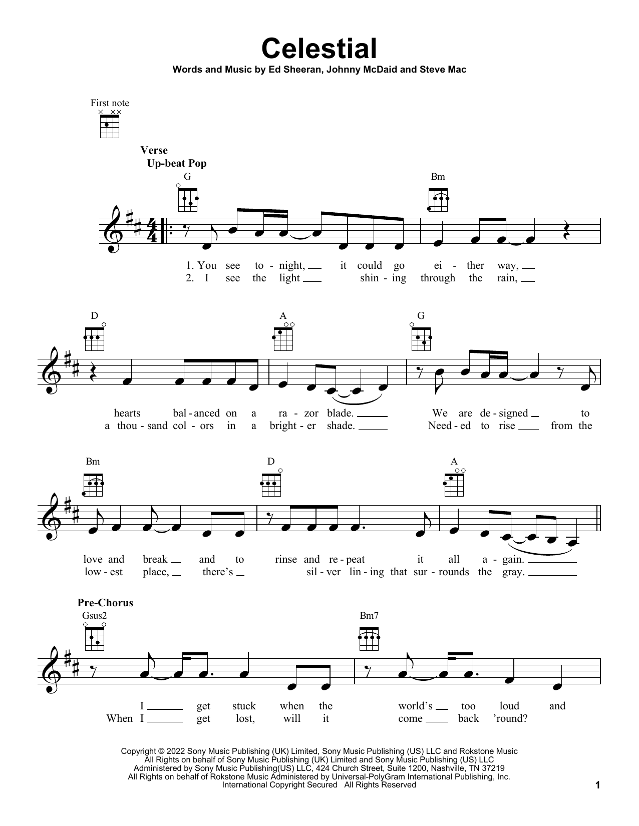 Product picture to:  Celestial - Ed Sheeran