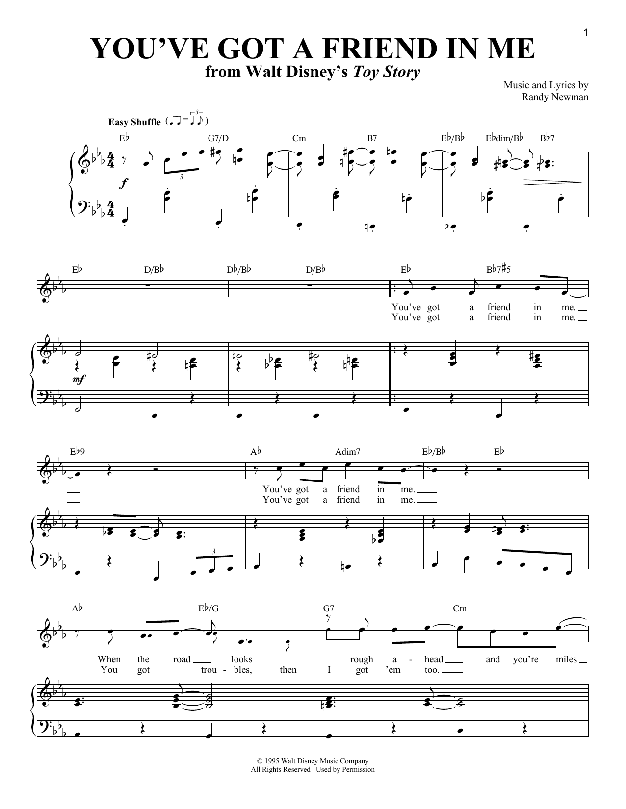 Produktbild zu: You've Got A Friend In Me (from Toy Story)
