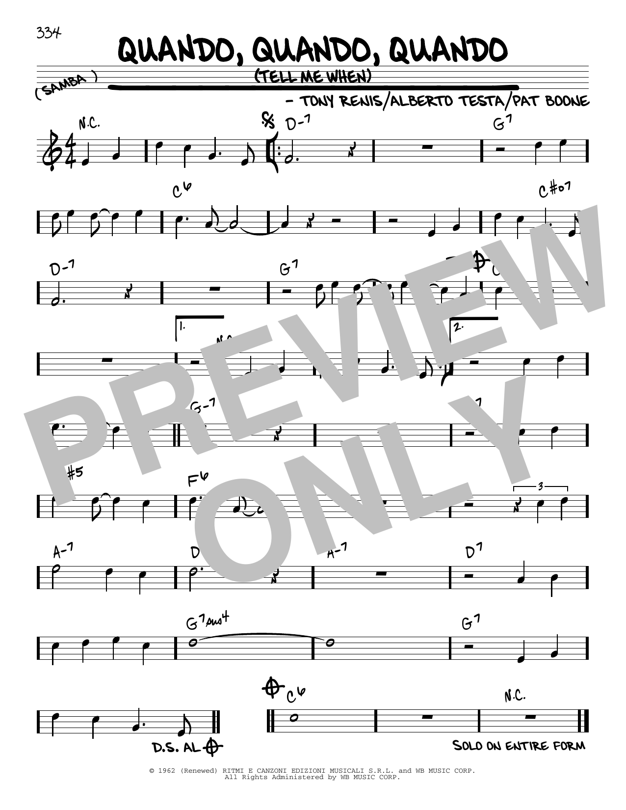 Produktbild zu: Quando, Quando, Quando (Tell Me When)