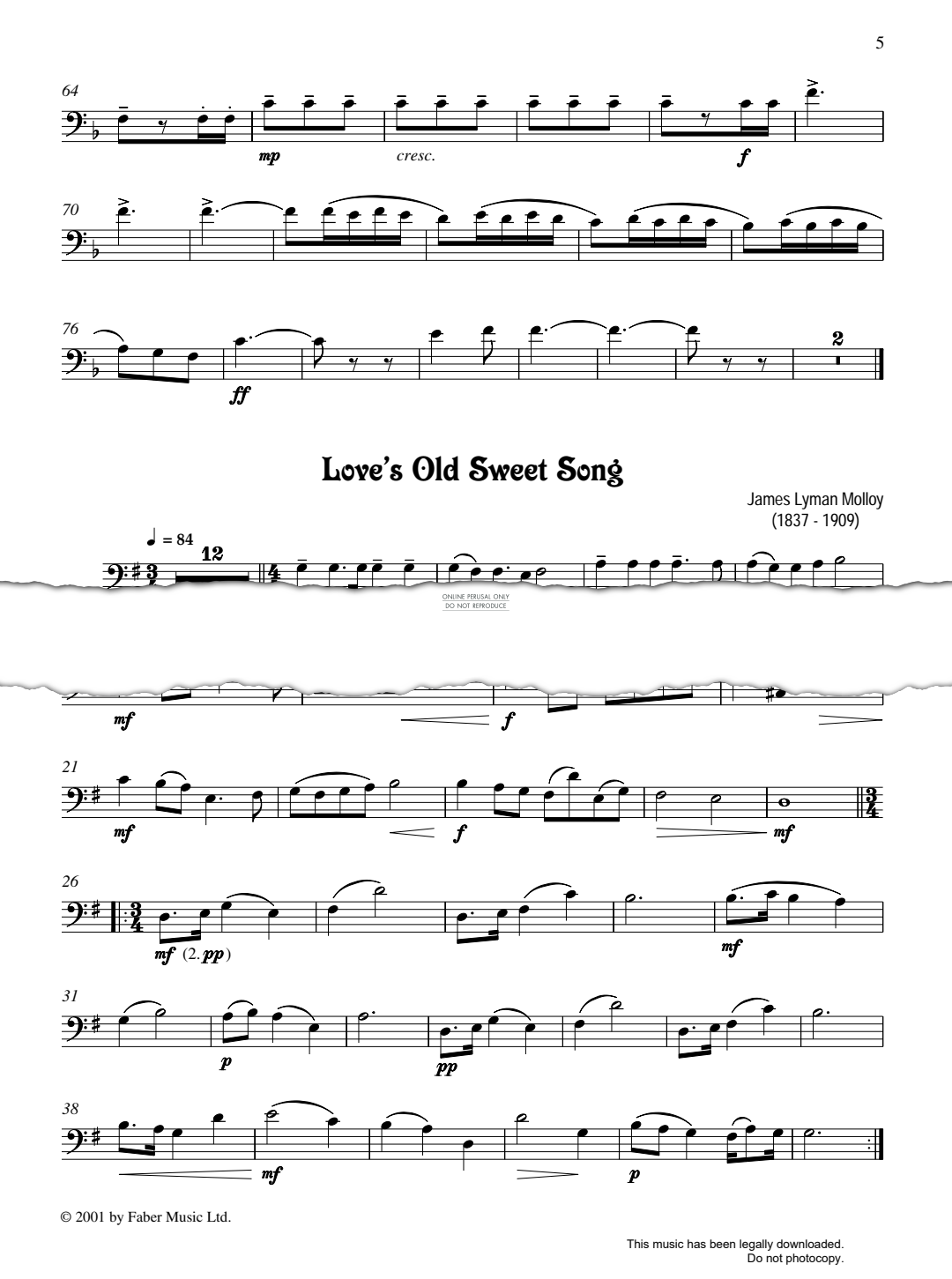 Product gallery: Page 1 of 1 Love's Old Sweet Song, James Molloy