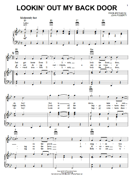 Produktbild zu:  Lookin' Out My Back Door - Creedence Clearwater Revival