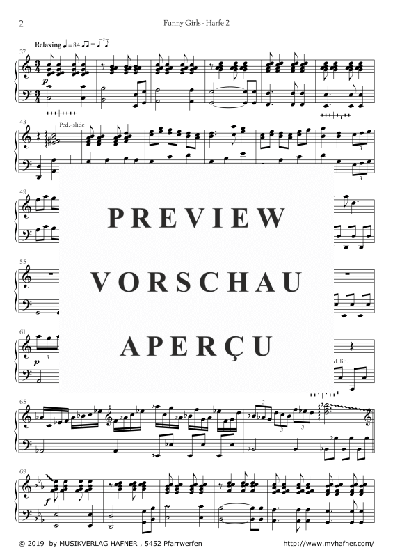 Product gallery: Page 9 of 11 Funny Girls, , (Harp duet)