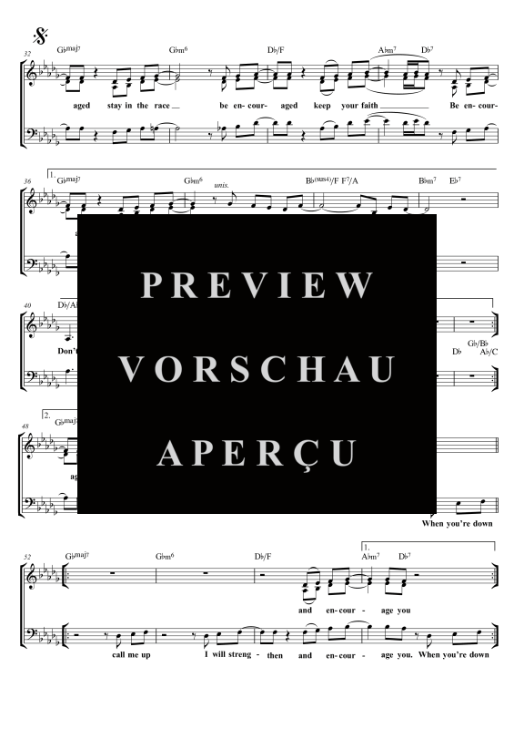 gallery: Be Encouraged, , Gemischter Chor SAM/Solo opt. und Klavier