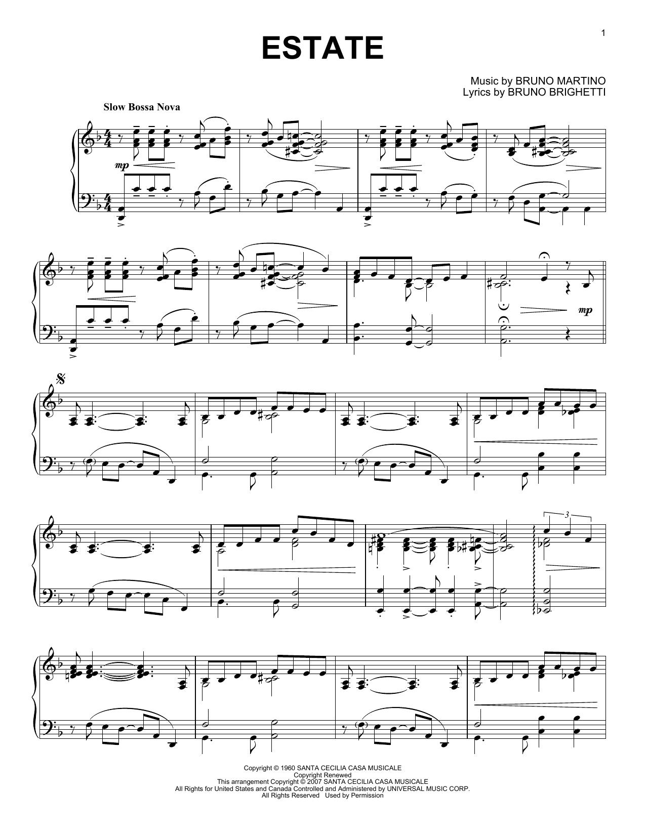 Product picture to:  Estate - Bruno Martino