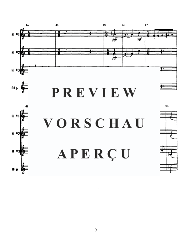 Produktgalerie: Seite 8 von 11 Alptitudinous, , Alphorn in F und Horn Trio