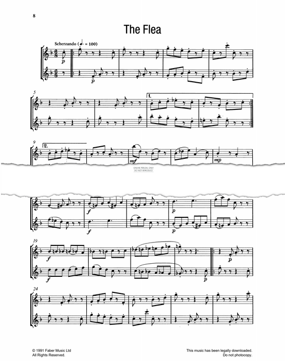 Produktgalerie: Seite 1 von 1 The Flea, Robert Hinchliffe, Oboe