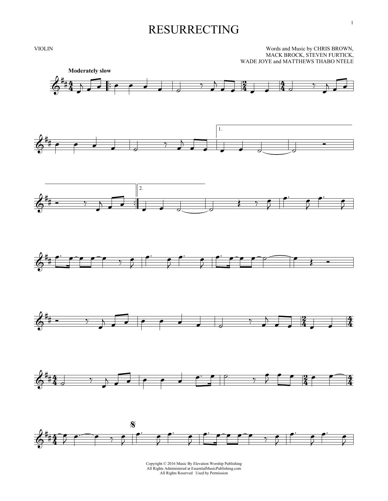 Product gallery: Page 1 of 1 Resurrecting, Elevation Worship