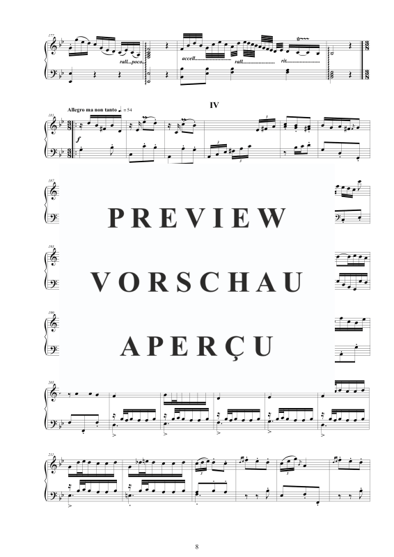 Produktgalerie: Seite 9 von 11 Cembalo Sonate Nr. 4 in G-Moll Op.1, , Cembalo/Klavier Solo