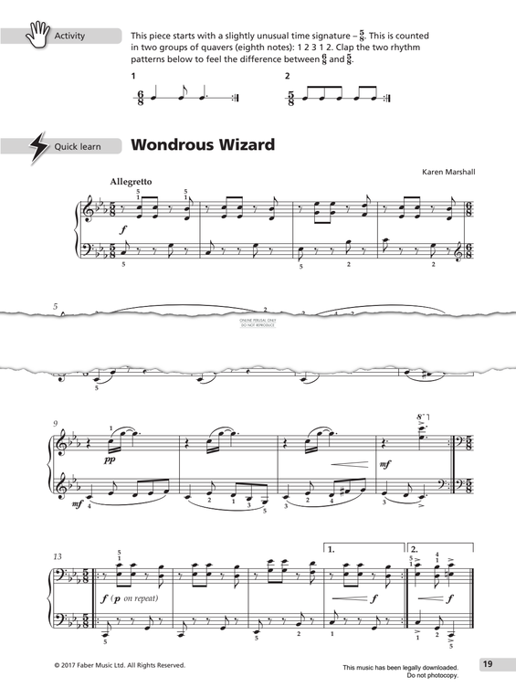 Produktgalerie: Seite 1 von 1 Wondrous Wizard, Karen Marshall, Klavier