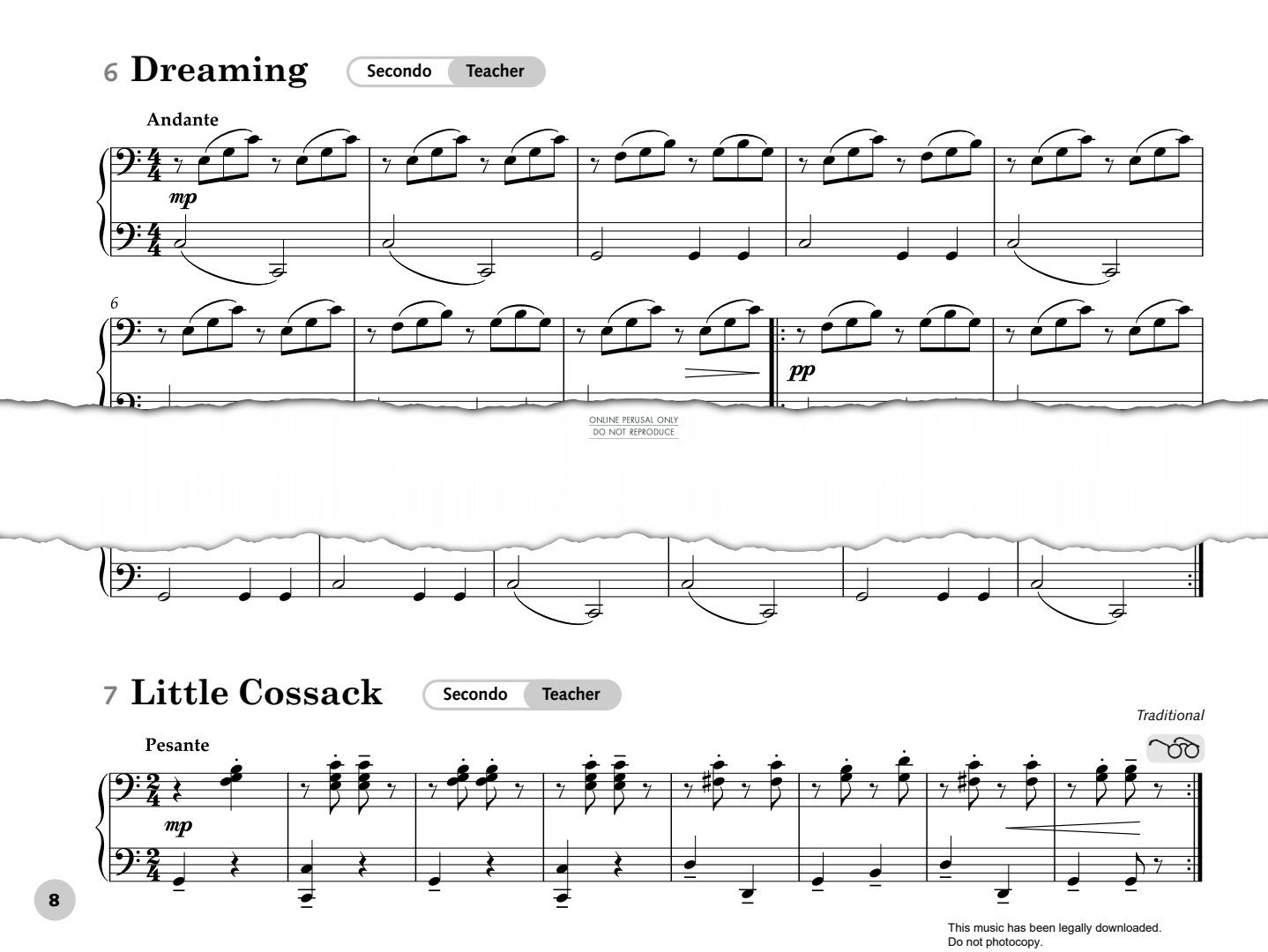 Produktgalerie: Seite 1 von 1 Little Cossack, Traditional, Klavier