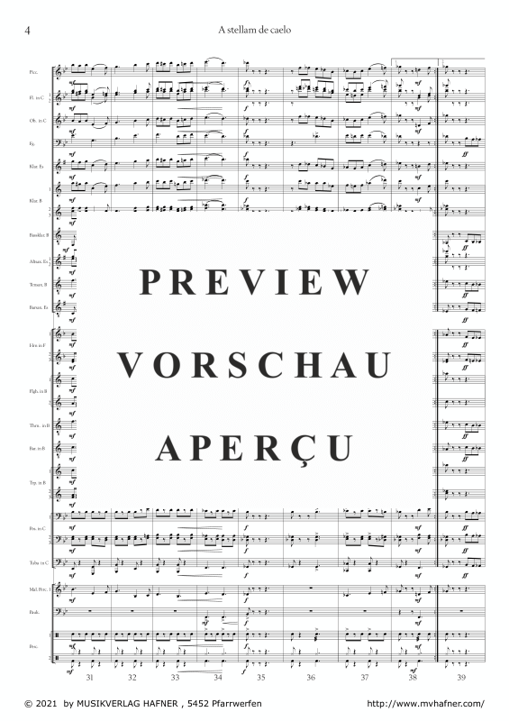 Product gallery: Page 9 of 11 A stellam de caelo, , (large wind orchestra)
