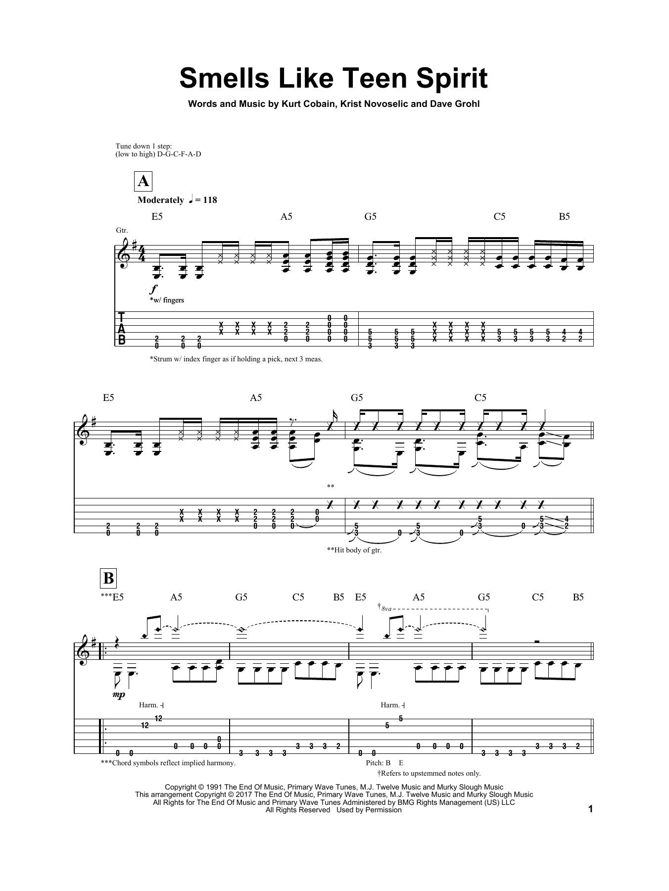 Produktgalerie: Seite 1 von 1 Smells Like Teen Spirit, Igor Presnyakov, Gitarre