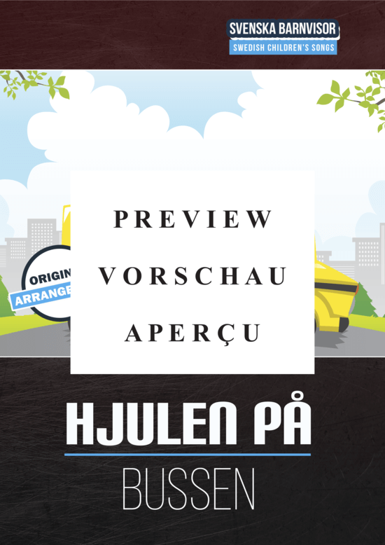 Produktgalerie: Seite 2 von 7 Hjulen På Bussen, , (Gesang + Klavier, Gitarre)