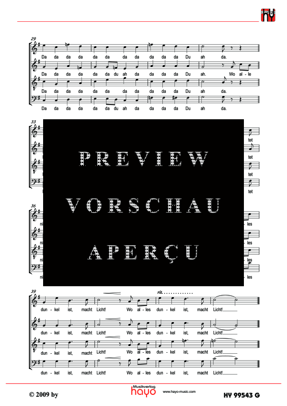 Product gallery: Page 5 of 5 Was keiner wagt - Courage, , (mixed choir)