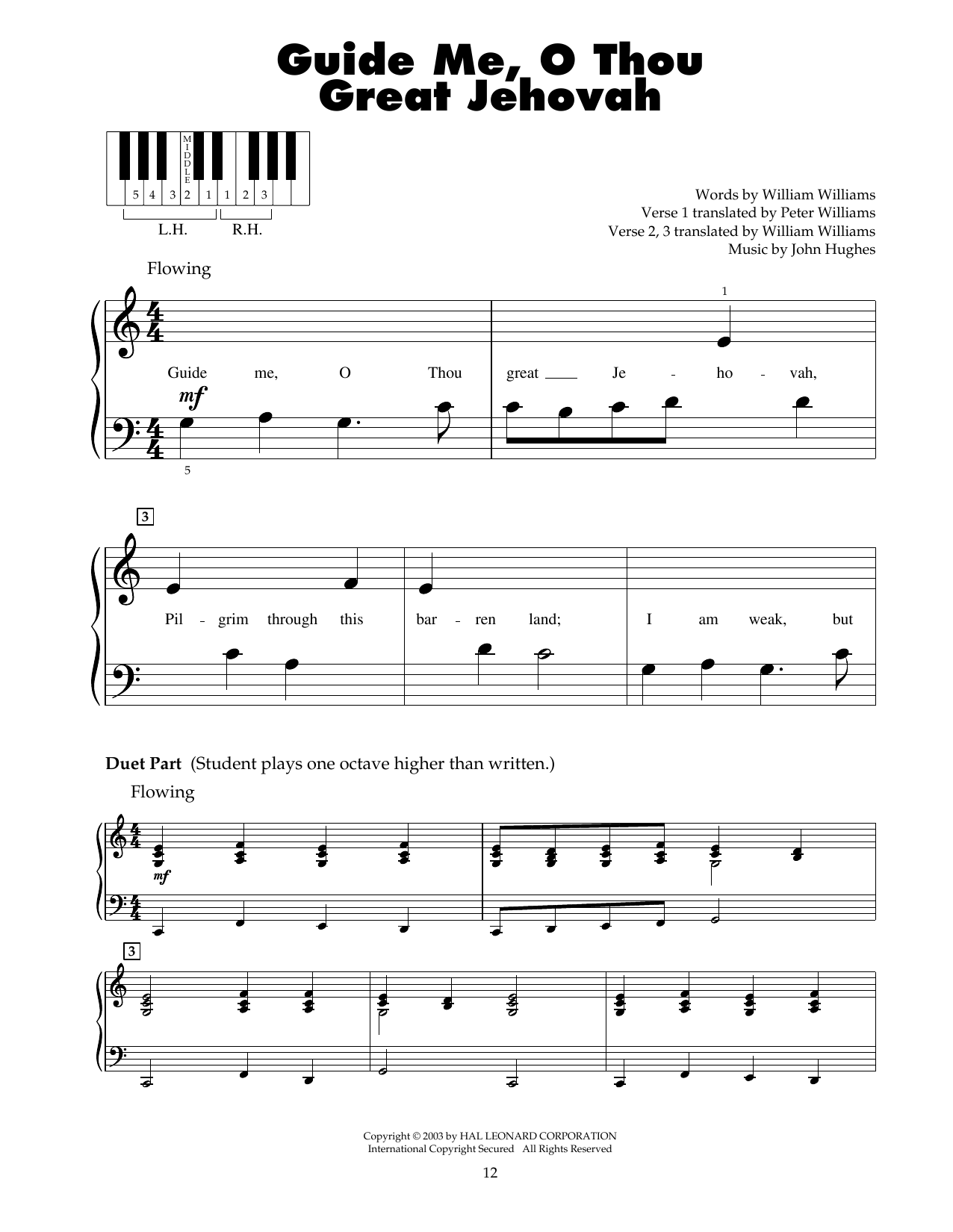 Produktbild zu: Guide Me, O Thou Great Jehovah