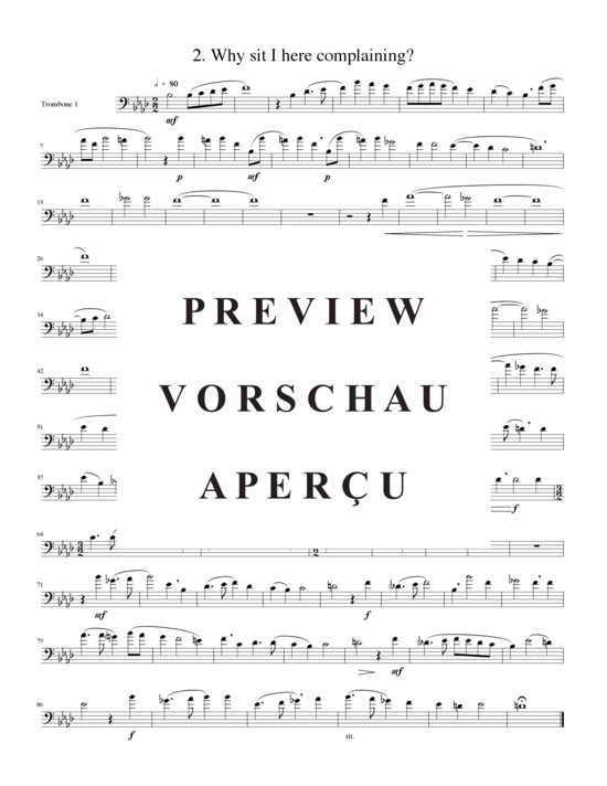 Produktgalerie: Seite 6 von 12 Zwei Madrigale Vol. 5 , , (Posaunen-Quartett)