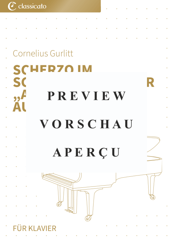 Produktgalerie: Seite 2 von 7 Scherzo im Schubert-Stil über "Ach du lieber Augustin", , Klavier Solo