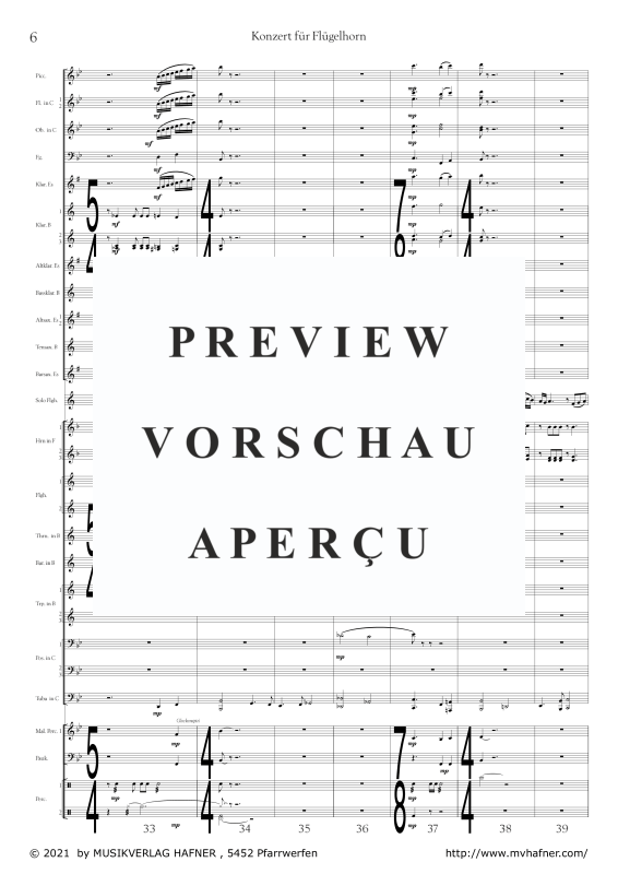 Product gallery: Page 11 of 11 Konzert für Flügelhorn und Blasorchester, , (large wind orchestra)