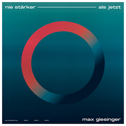 cover: Nie stärker als jetzt, Max Giesinger, Gesang, Gitarre, Klavier
