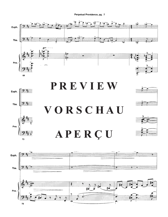 Produktgalerie: Seite 9 von 21 Perpetual Providence , , (Euphonium, Tuba + Klavier)