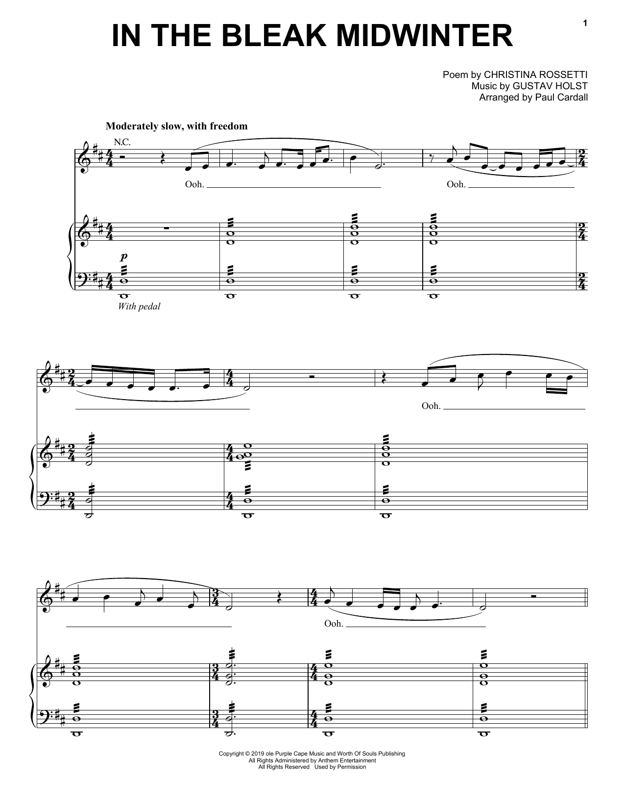 Product picture to: In The Bleak Midwinter (feat. Audrey Assad) (arr. Paul Cardall)