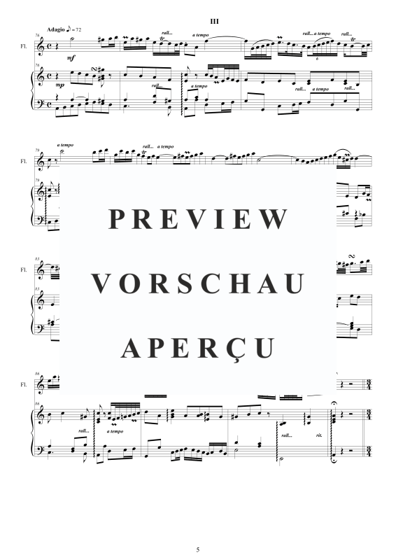 Product gallery: Page 6 of 11 Flöten Sonate in C-Dur BWV 1033, , Flöte und Cembalo/Klavier
