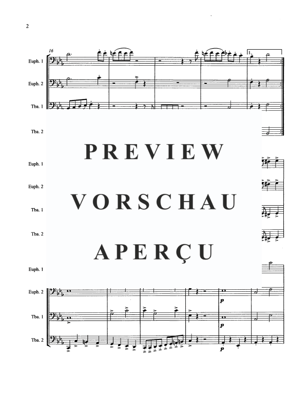 Produktgalerie: Seite 5 von 11 Ohlone Suite, , Tuba Quartett EETT