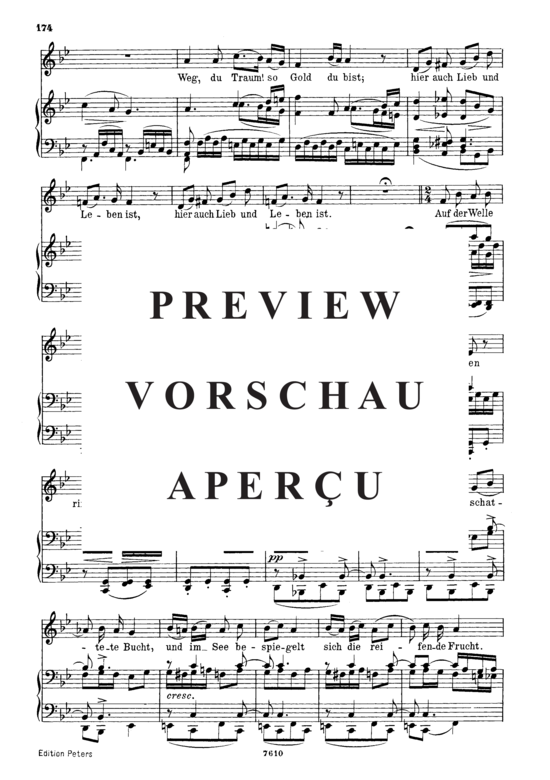 Product gallery: Page 4 of 5 Auf dem See D.543, , Low Voice and Piano