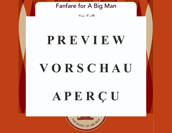 Produktgalerie: Seite 2 von 11 Fanfare for a Big Man, , (Tuba Ensemble EETTTT + Percussion)