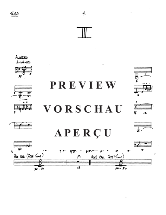 Produktgalerie: Seite 20 von 21 Trio Number 1 , , (Horn in F, Tuba + Klavier)