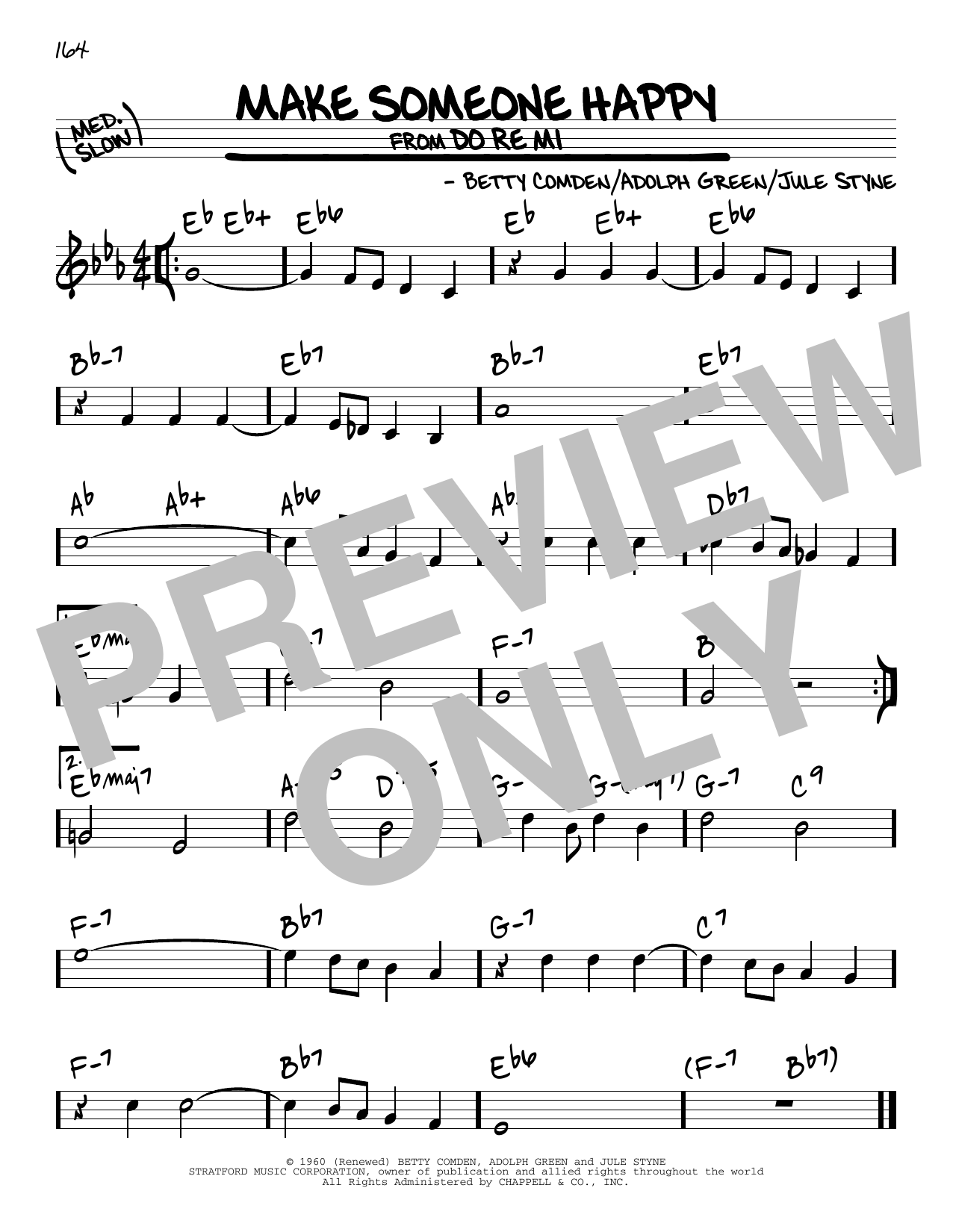 Produktbild zu: Make Someone Happy (from Do Re Mi)