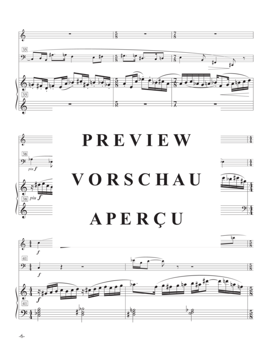 Product gallery: Page 9 of 21 Fugue and Postlude , , (flute, bassoon and piano)