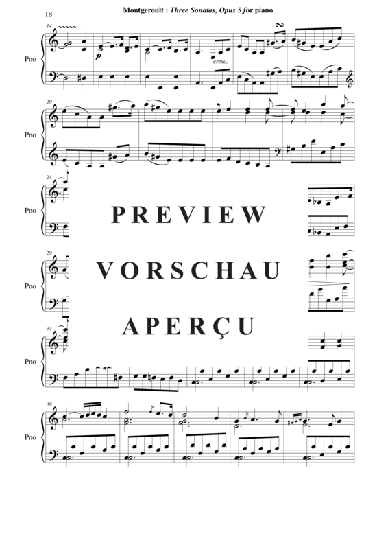 Product gallery: Page 19 of 21 Three Sonatas, Opus 5 , Horvath, Nicolas, Piano Solo