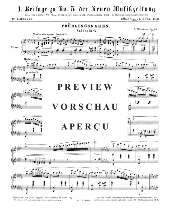 Product gallery: Page 2 of 3 Frühlingsnahen , , Piano Solo