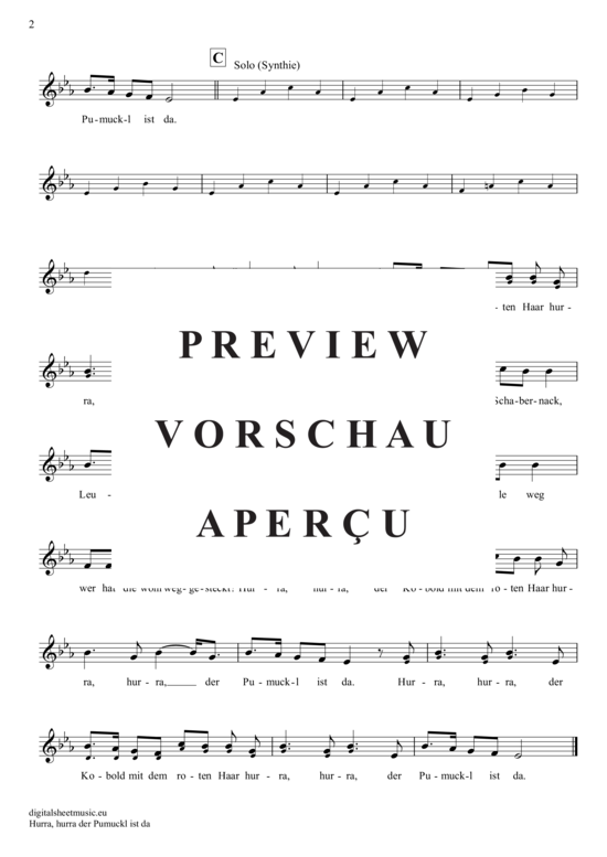 Produktgalerie: Seite 3 von 3 Hurra, Hurra, Der Pumuckl Ist Da , Pumuckl, (Oboe)