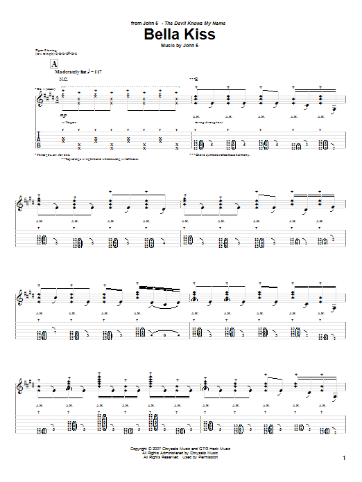Produktgalerie: Seite 1 von 1 Bella Kiss, John 5, Gitarre