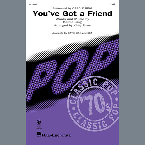 cover: You've Got A Friend (arr. Kirby Shaw), Carole King