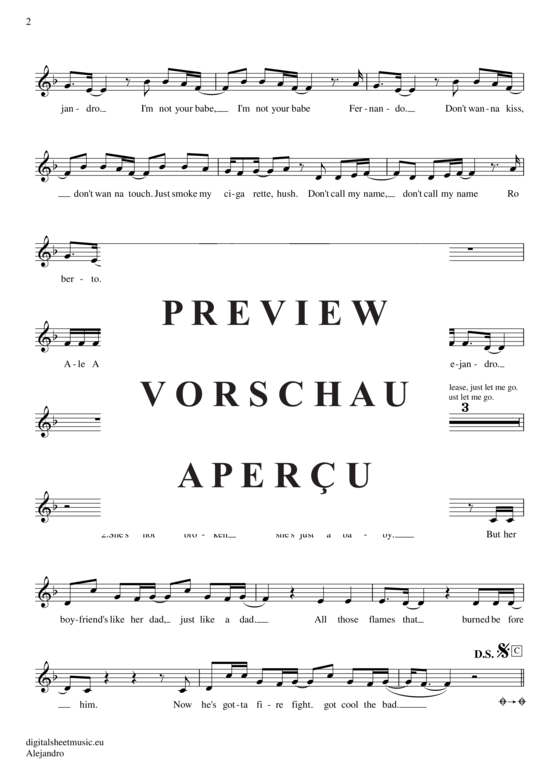 Produktgalerie: Seite 3 von 4 Alejandro , Lady GaGa, Trompete in B