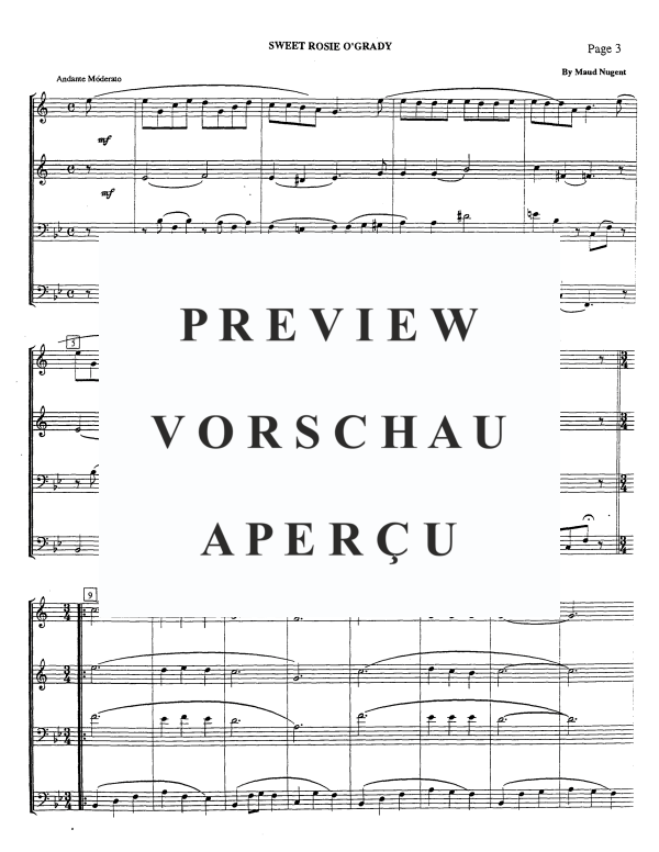 Produktgalerie: Seite 5 von 11 St. Patrick's Day Suite, , Blechbläser Quartett
