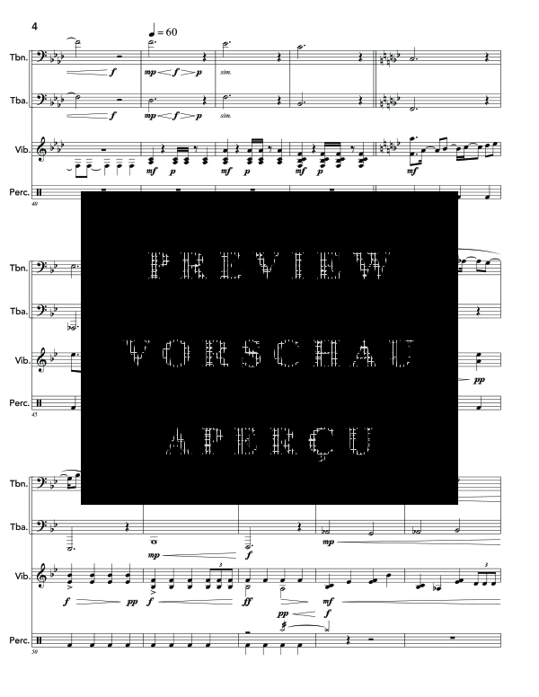 Produktgalerie: Seite 8 von 11 Mudflap Icicles, , (Duett Posaune, Tuba und Percussion)