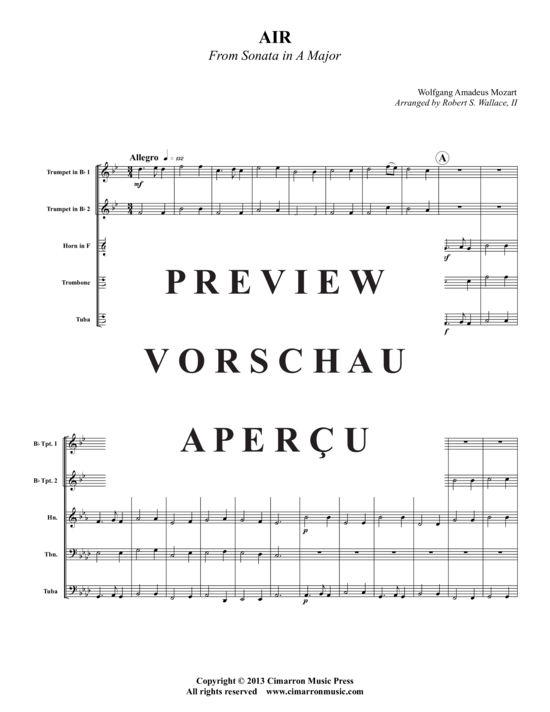 Produktgalerie: Seite 2 von 10 Air , , (Blechbläser-Quintett)