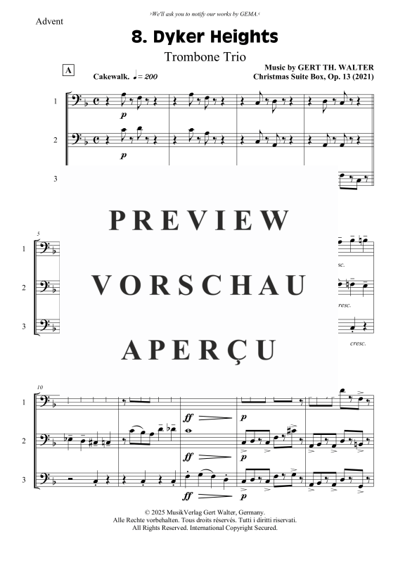 Produktgalerie: Seite 2 von 6 Dyker Heights, , (Posaunen Trio)